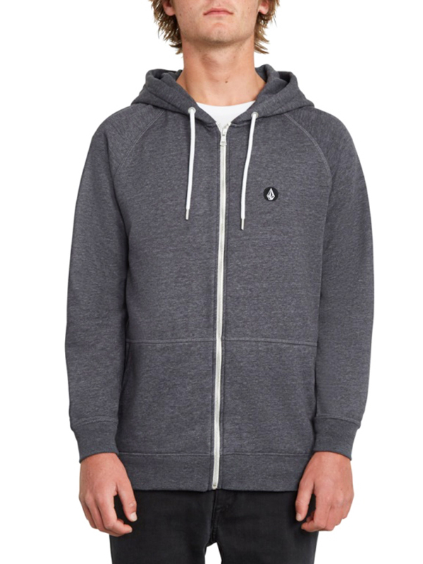 Volcom Timesoft black pánske mikiny na zips - XL