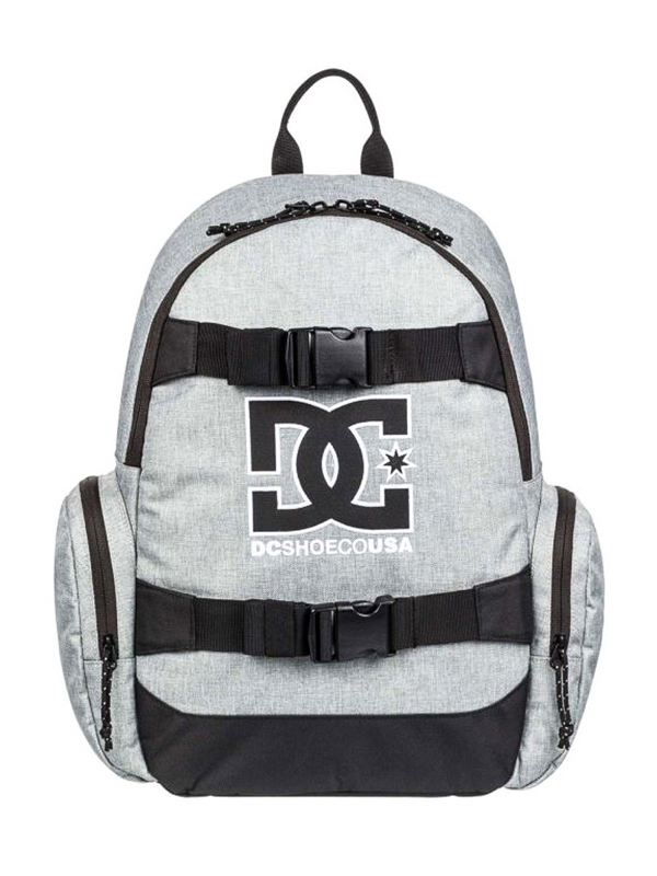 Dc LOCK CLOCKER grey heather školský batoh