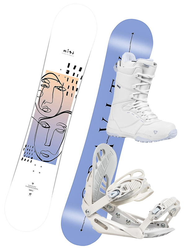 Gravity MIST 5 dámsky snowboard set