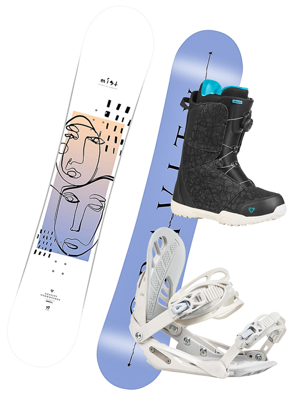 Gravity MIST 7 dámsky snowboard set