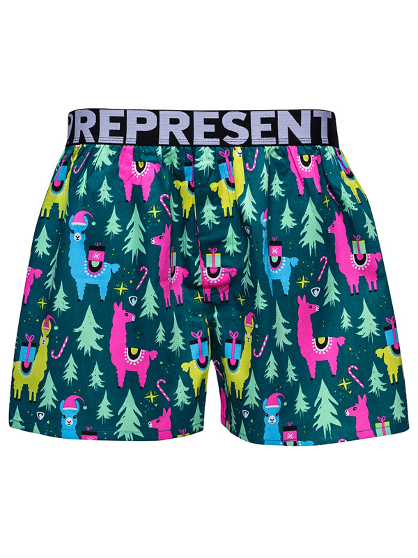 Represent MIKE LAMALAMA zelena pánske trenky - L