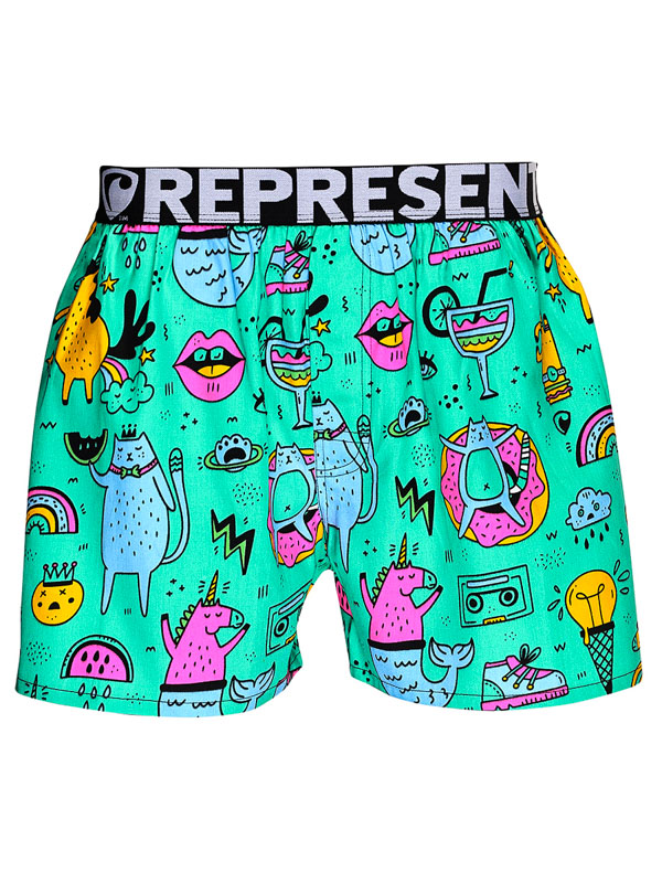 Represent MIKE SWEET DREAM Tyrkysová pánske trenky - XL