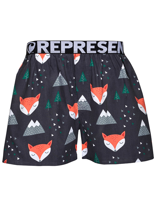 Represent MIKE FOXES seda pánske trenky - XL