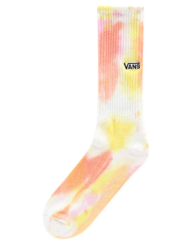 Vans REMINGTON CREW HIGH RISK RED TIE DYE dámske kvalitné ponožky - 7-9