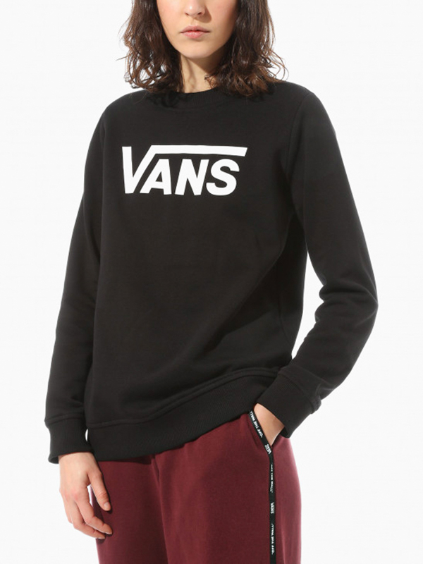 Vans CLASSIC V black dámska mikina cez hlavu - M