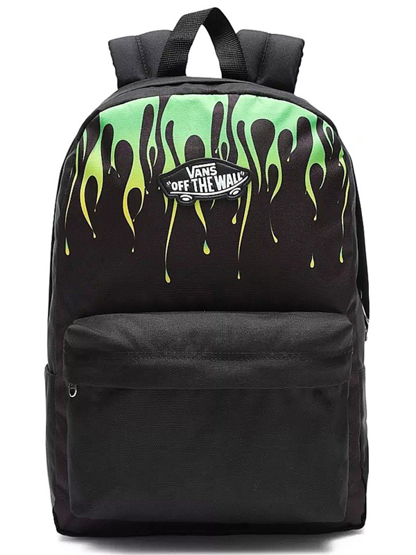 Vans NEW SKOOL BLACK/SLIME školský batoh