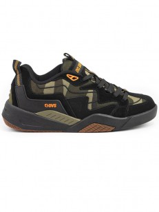 Dvs DEVIOUS black/camo/orange/suede