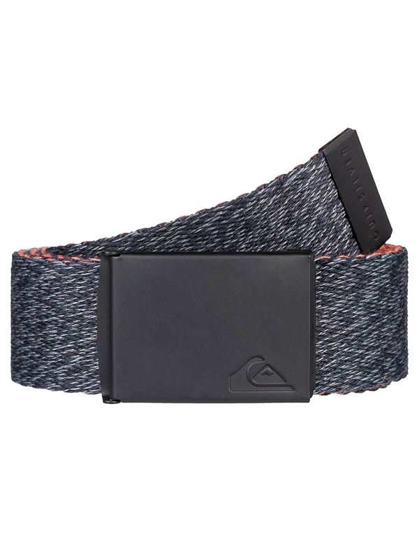 Quiksilver The Jam 5 DARK GREY HEATHER pánsky kožený opasok